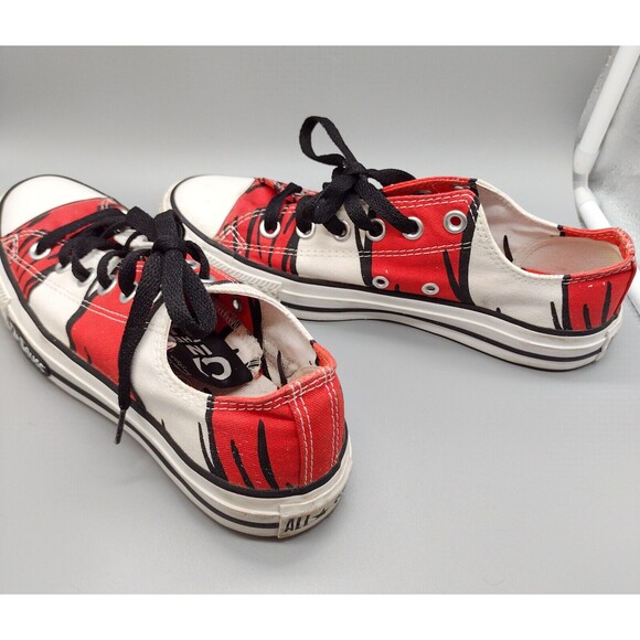 Size 5.5 - Converse Dr. Seuss x Chuck Taylor All Star Low Top Cat in the Hat LTD - Picture 4 of 6